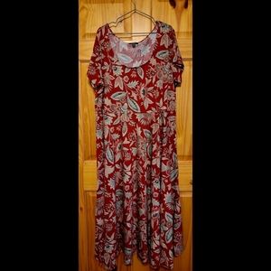 Chap short sleeve knit dress